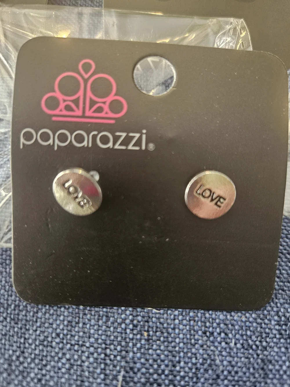 Paparazzi Stainless Steel Inspirational Stud Earrings - Silver